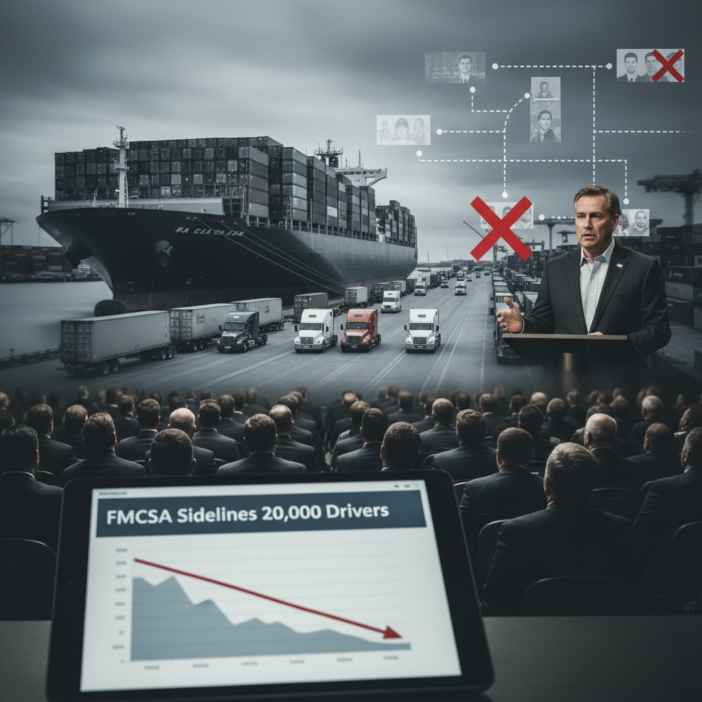 FMCSA Sidelines 20,000 Drivers in Push to Purge Bad Actors from Supply Chain