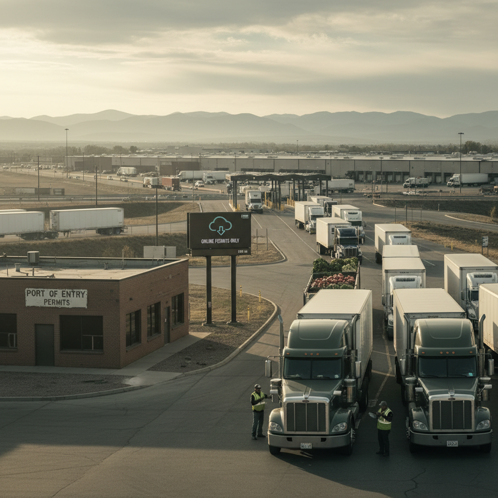 Colorado Mandates Digital-Only Permits for Commercial Vehicles, Ending Port-of-Entry Sales