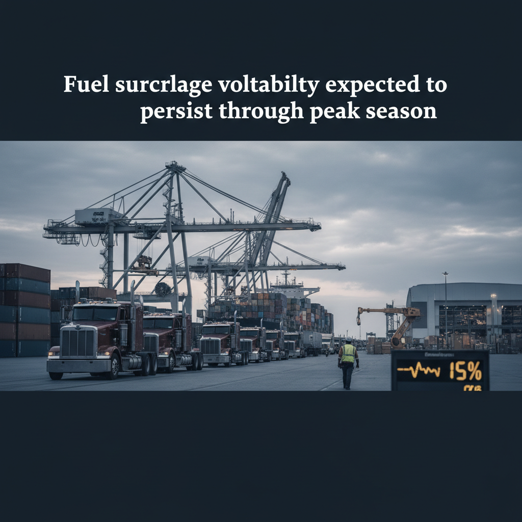 Fuel surcharge volatility expected to persist through peak season
