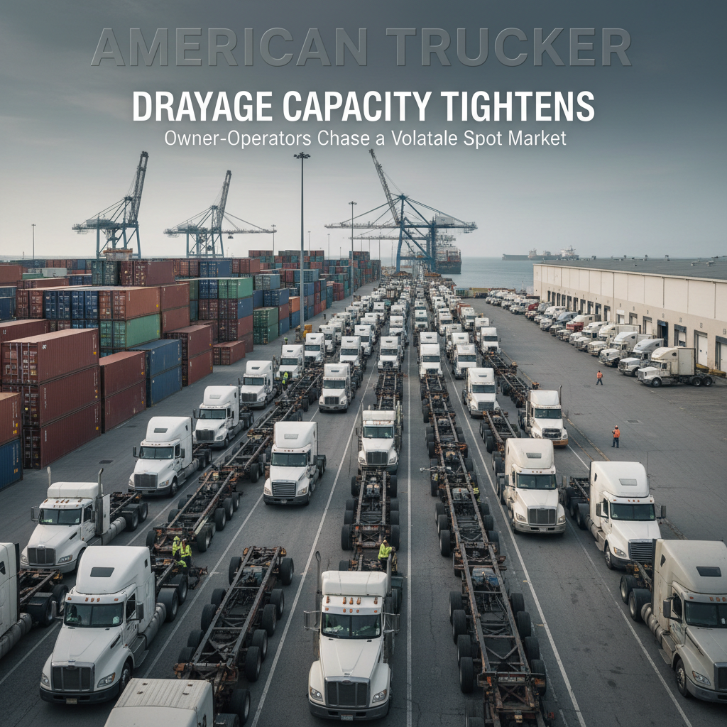 Drayage Capacity Tightens as Owner-Operators Chase a Volatile Spot Market
